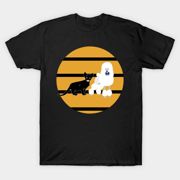 Cat and Dog T-Shirt by momomoma